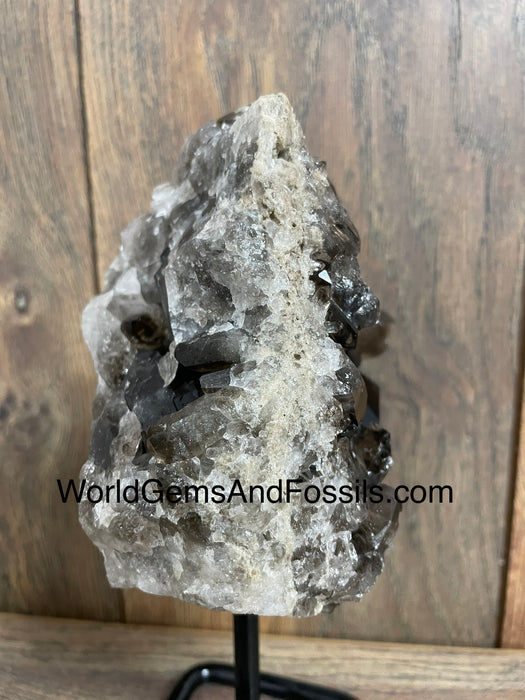 Smoky Quartz Specimen On Stand  9.5”  #9