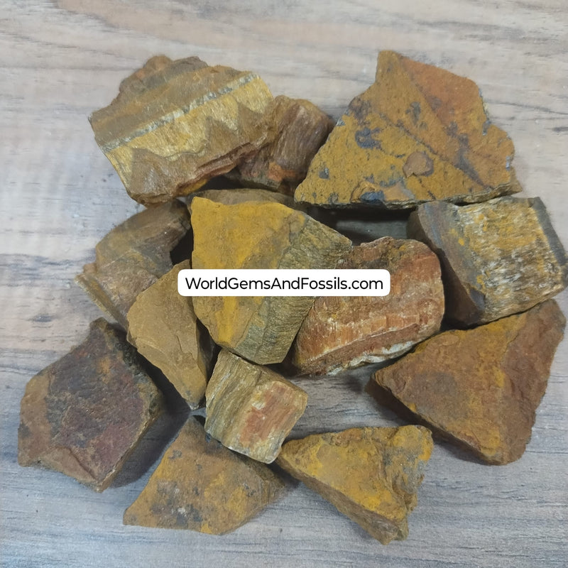 Tiger Eye Rough Stones 1 lb