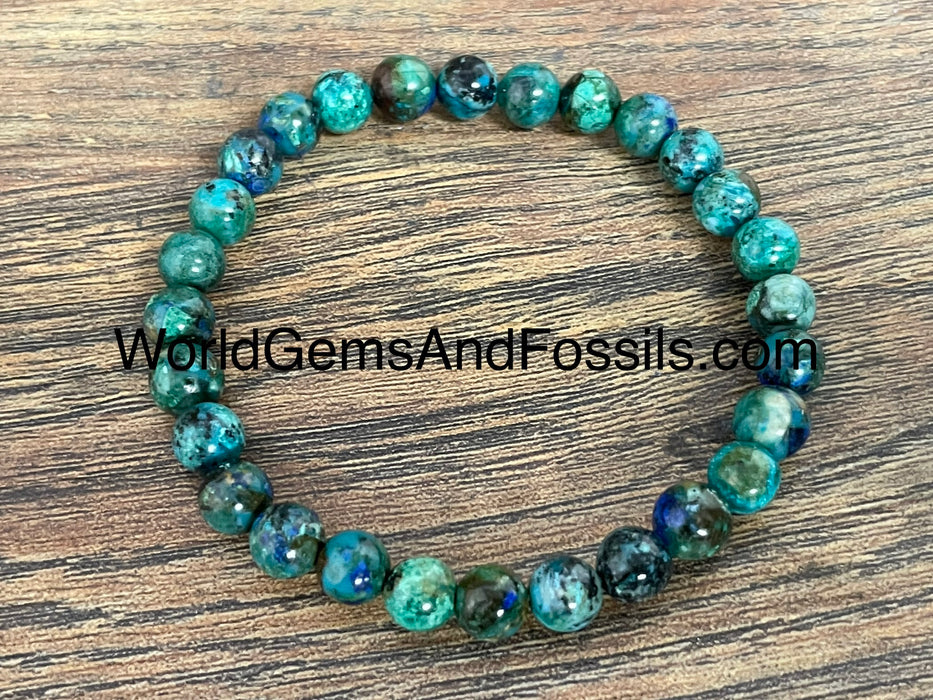 Azurite Bracelet 6mm