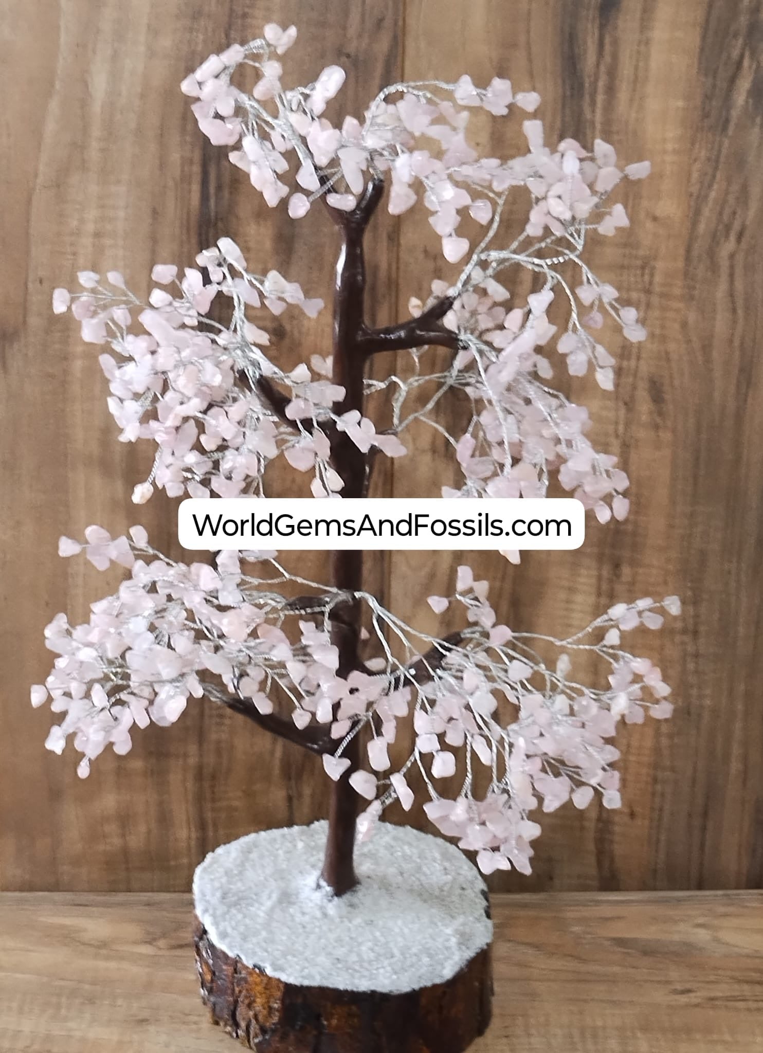 14" Rose Quartz Gem Tree