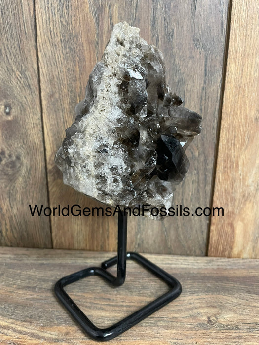 Smoky Quartz Specimen On Stand  9.5”  #9