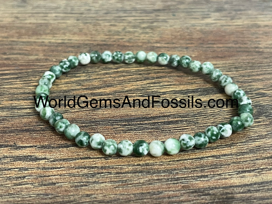 Light Jade Bracelet 4mm