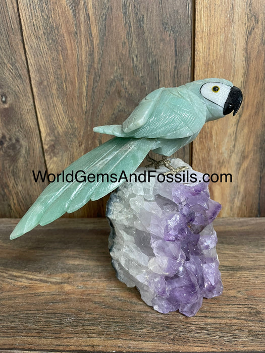 Crystal Bird On Stand  #10  Small