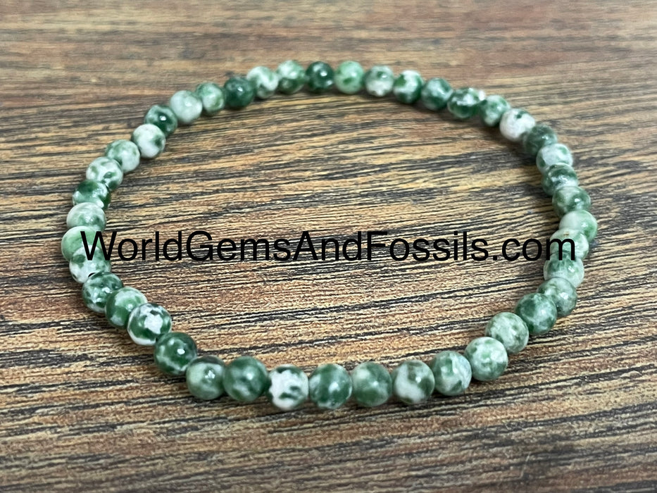 Light Jade Bracelet 4mm