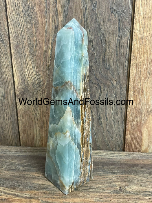 Blue Onyx Obelisk 8.75”  #7