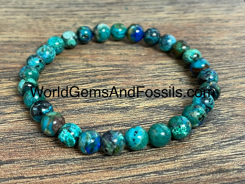 Azurite Bracelet 6mm