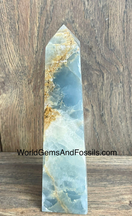 Blue Onyx Obelisk 7.5”  #1