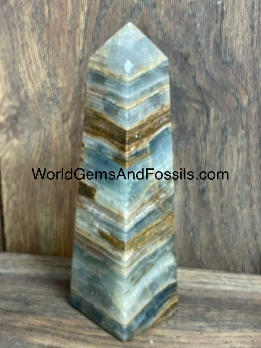 Blue Onyx Obelisk 7”  #2