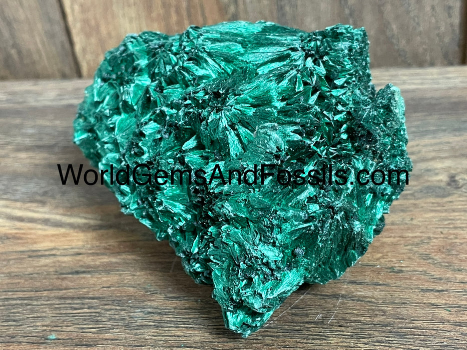 Fibrous Malachite Specimen 4”  #8