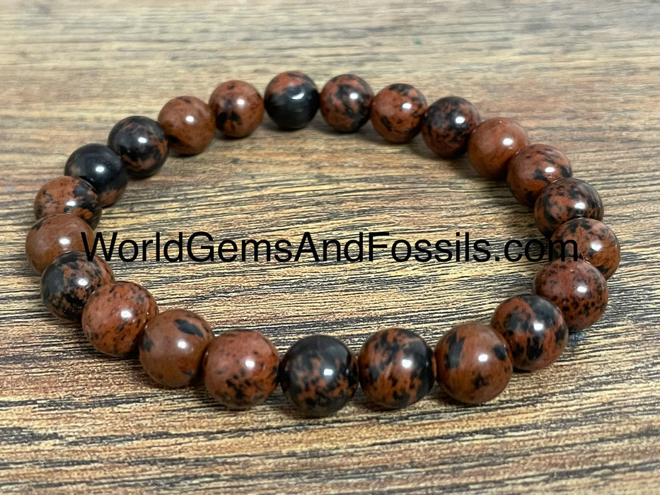 Mahogany Obsidian Bracelet 8mm