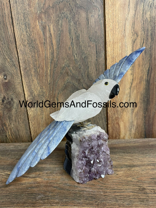 Crystal Bird On Stand  #13    Small