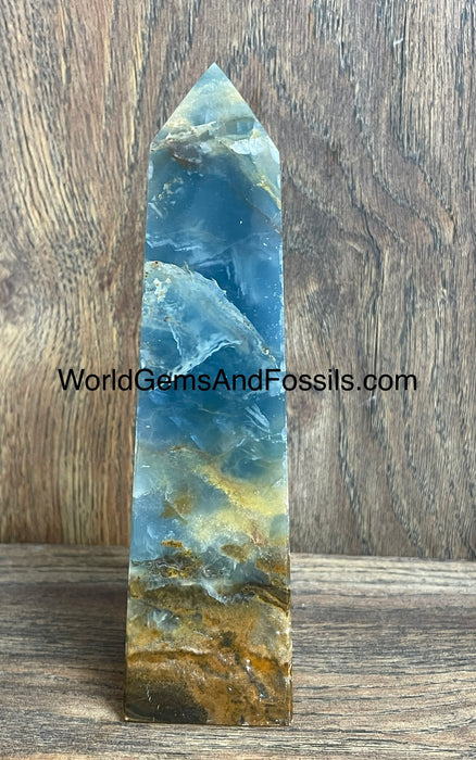 Blue Onyx Obelisk 6.6”  #13