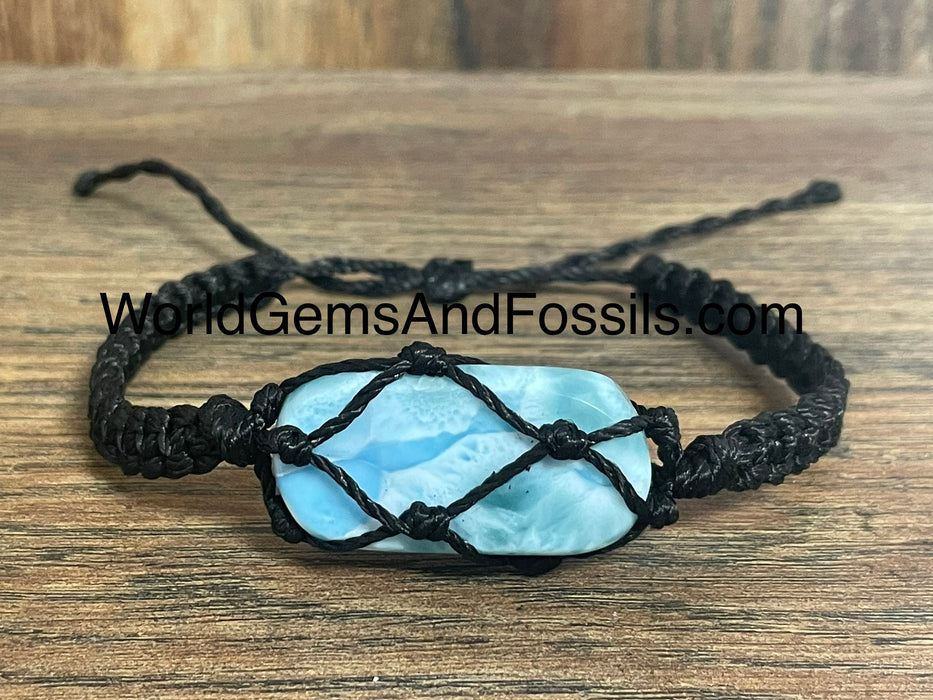 Larimar Bracelet Knitted #2