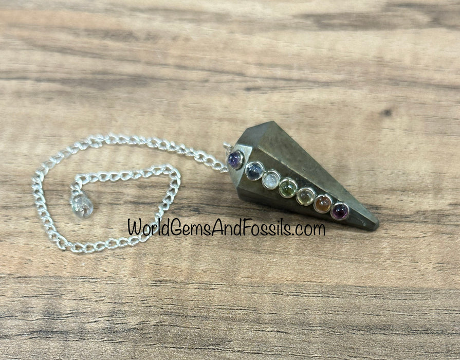 Pyrite Chakra Pendulum