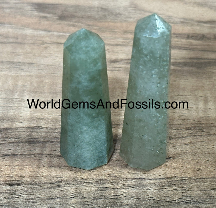 Green Aventurine Obelisk 3"-4"