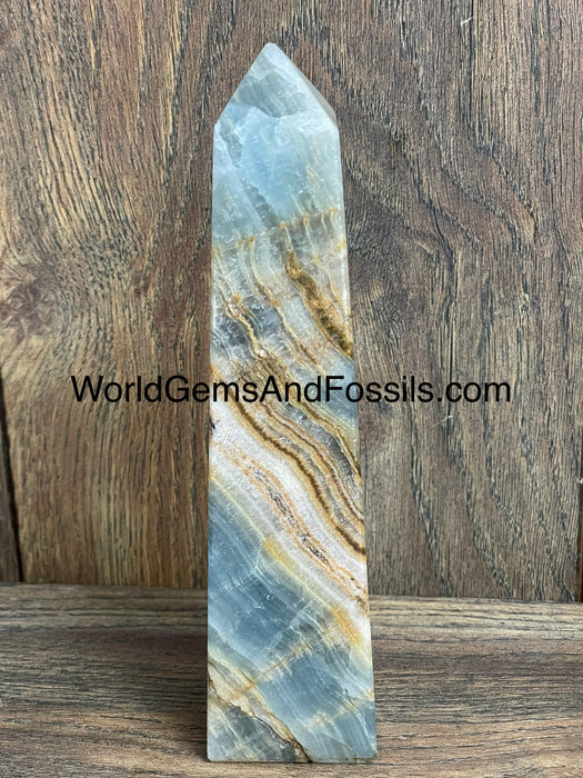 Blue Onyx Obelisk 7”  #4