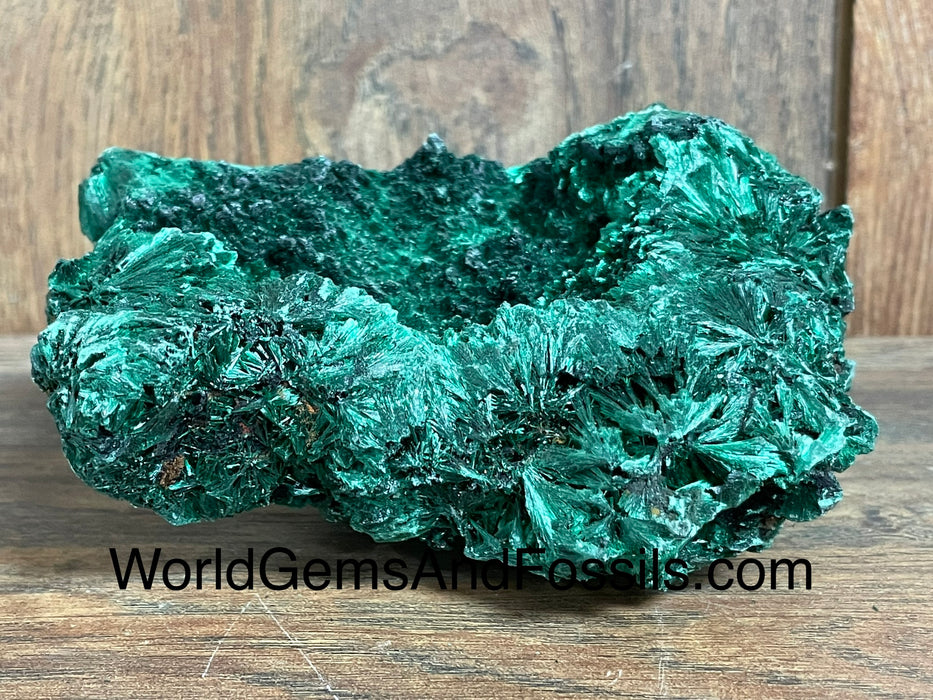 Fibrous Malachite Specimen 4.5”  #7