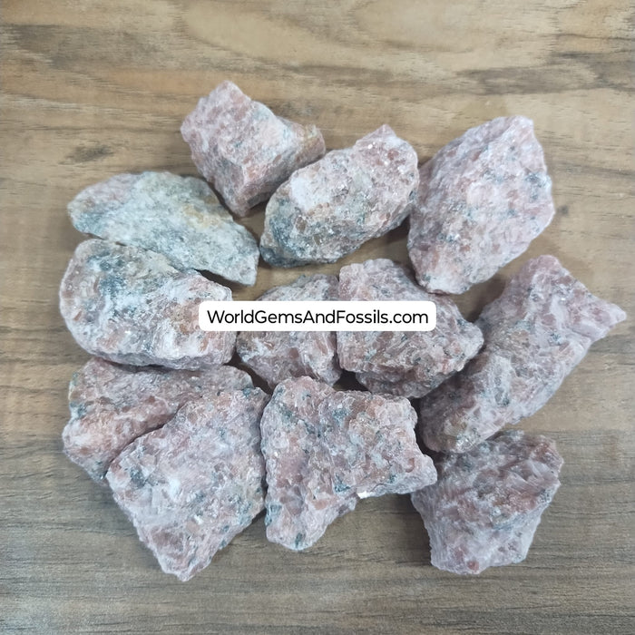 Strawberry Calcite Rough Stones 1 lb