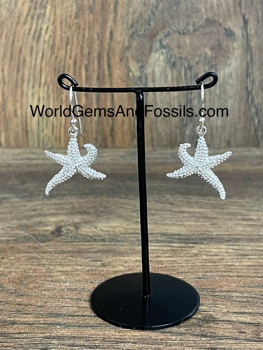 Starfish Earring Sterling Silver