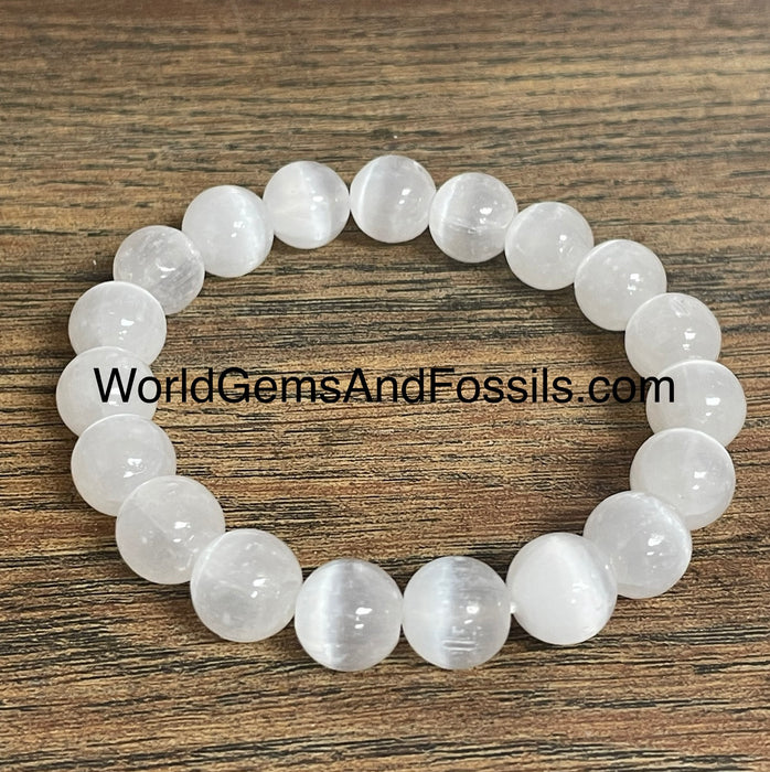 Selenite Bracelet 10mm