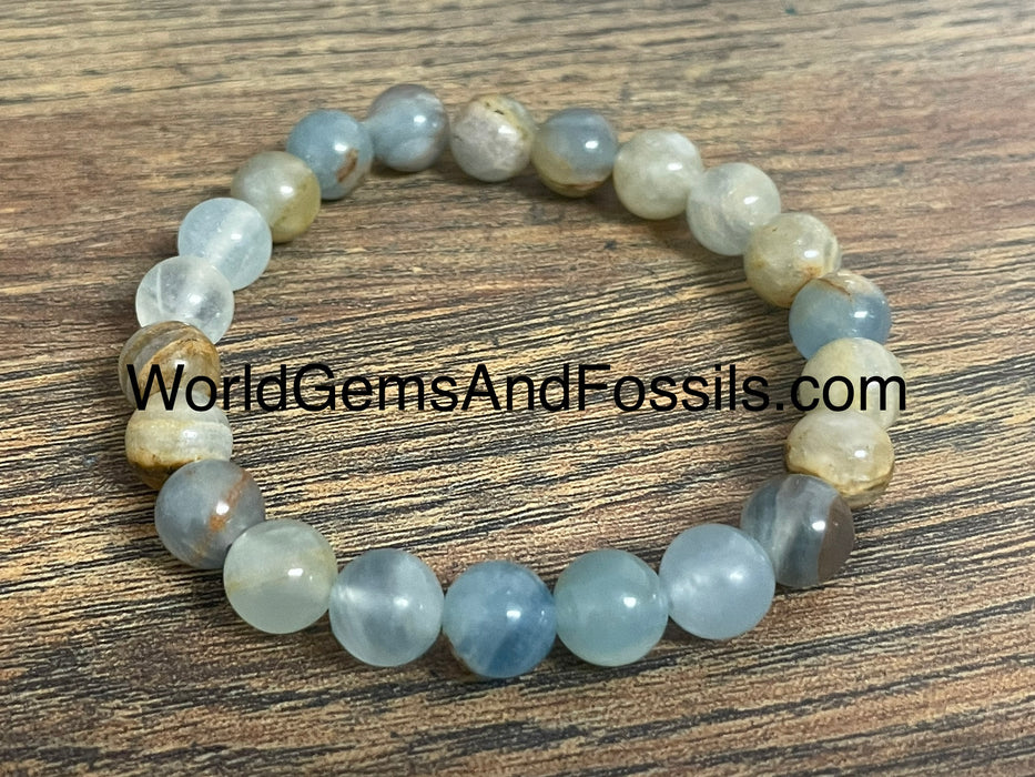 Blue Onyx Bracelet 8mm