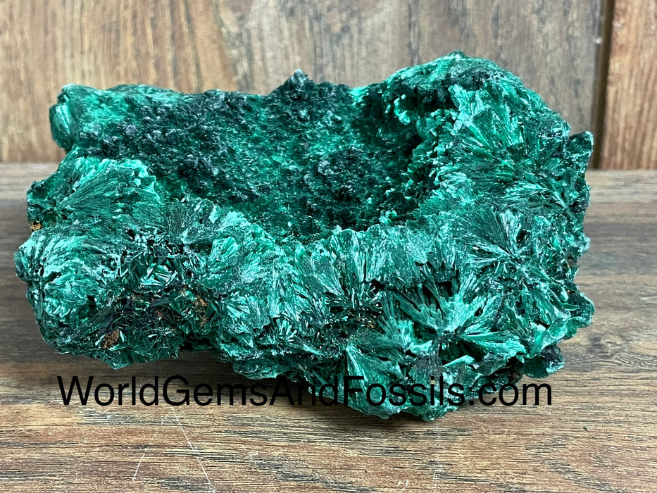 Fibrous Malachite Specimen 4.5”  #7