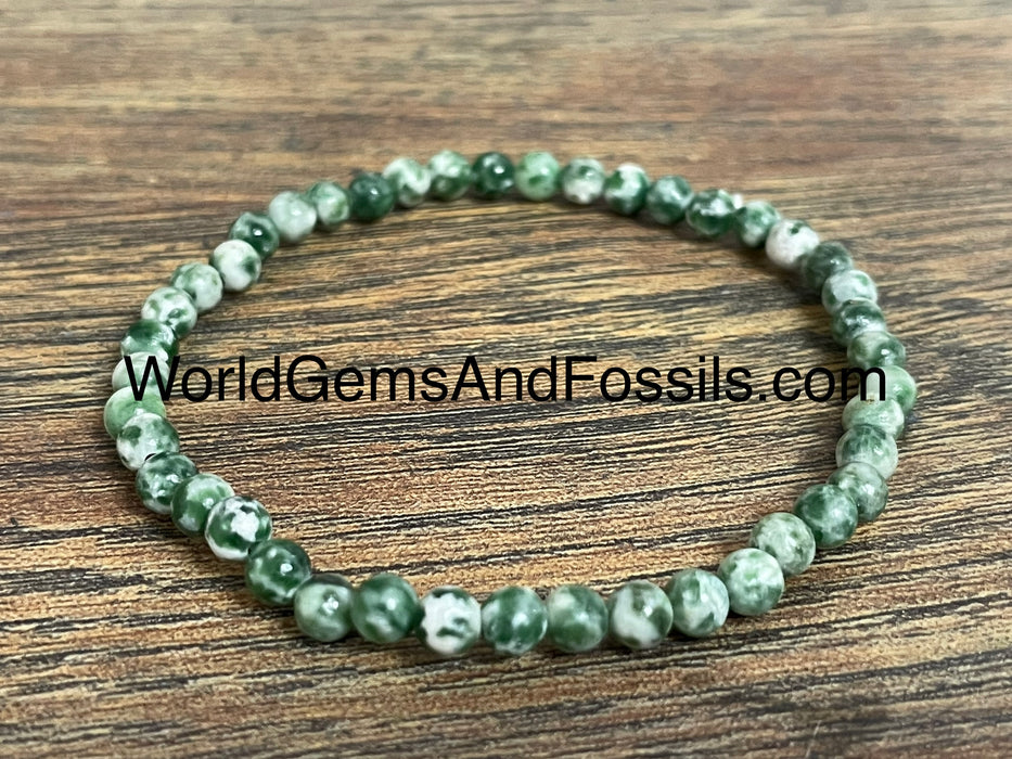 Light Jade Bracelet 4mm