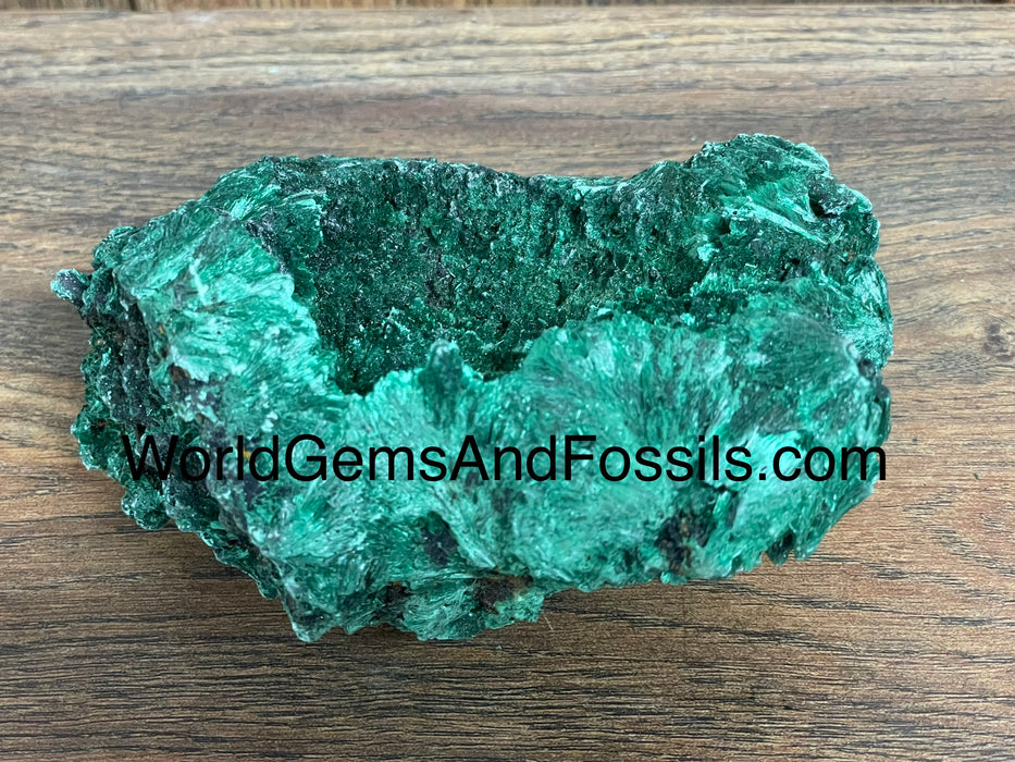 Fibrous Malachite Specimen 4.5”  #7