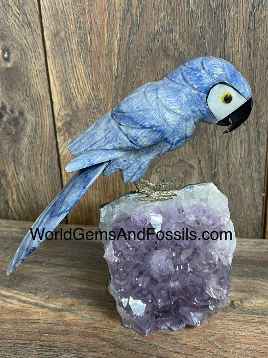 Crystal Bird On Stand  #12  Medium