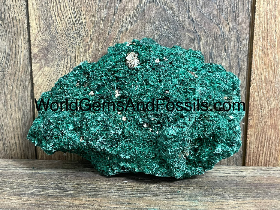 Fibrous Malachite Specimen 6.5”  #5