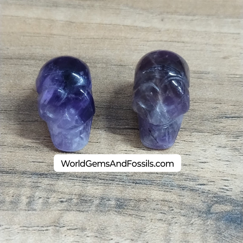 1" Amethyst Skull