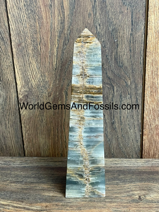 Blue Onyx Obelisk 8”  #5