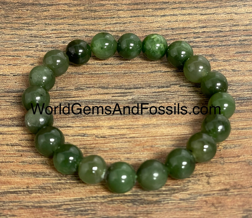 Nephrite Jade Bracelet  10mm