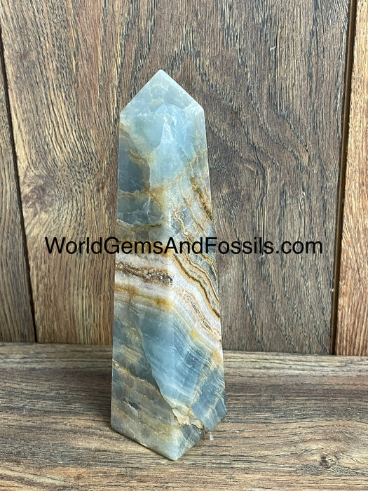 Blue Onyx Obelisk 7”  #4