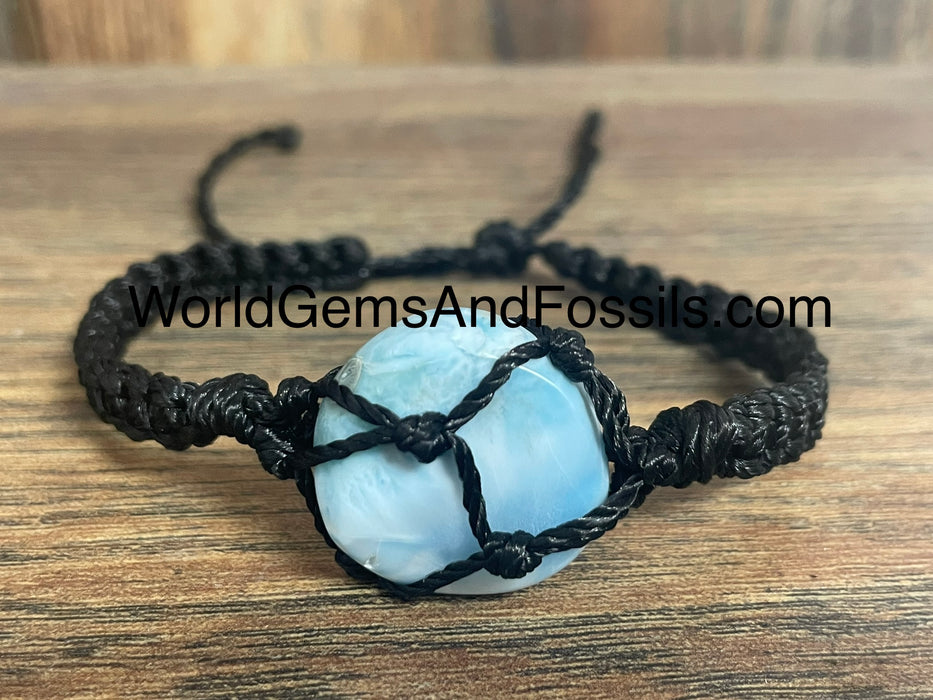 Larimar Bracelet Knitted #2