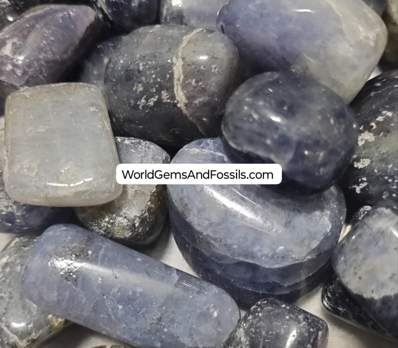 Iolite Tumbled Stone 1 lb