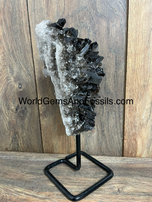 Smoky Quartz Specimen On Stand  9.5”  #10