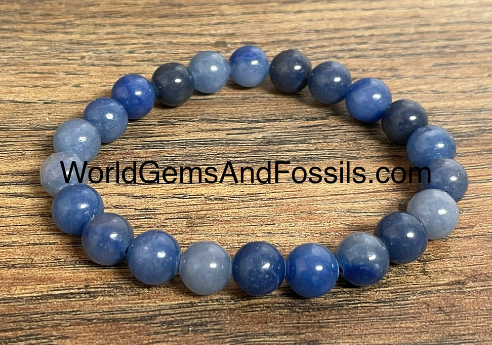 Blue Aventurine Bracelet 8mm