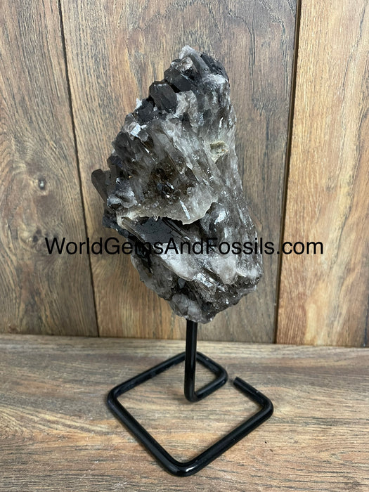 Smoky Quartz Specimen On Stand  9.5”  #5