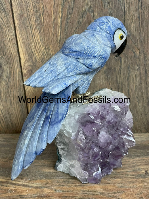 Crystal Bird On Stand  #12  Medium