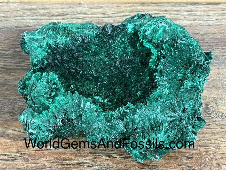 Fibrous Malachite Specimen 4.5”  #7