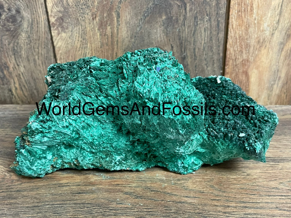 Fibrous Malachite Specimen 8.5”  #6