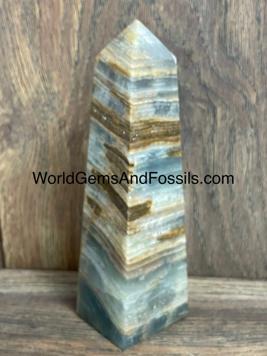 Blue Onyx Obelisk 7”  #2