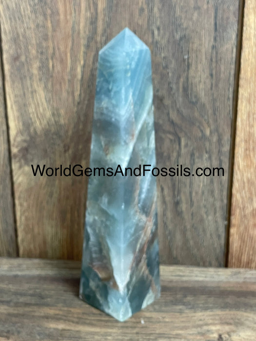 Blue Onyx Obelisk 8”  #3