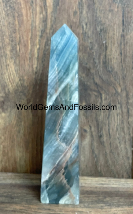 Blue Onyx Obelisk 8”  #3