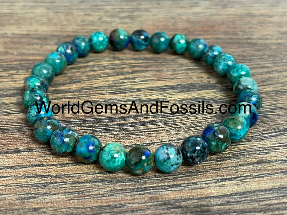 Azurite Bracelet 6mm