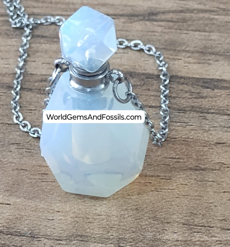 Opalite Perfume Necklace