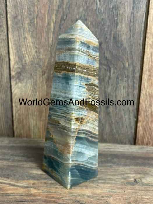 Blue Onyx Obelisk 7”  #2