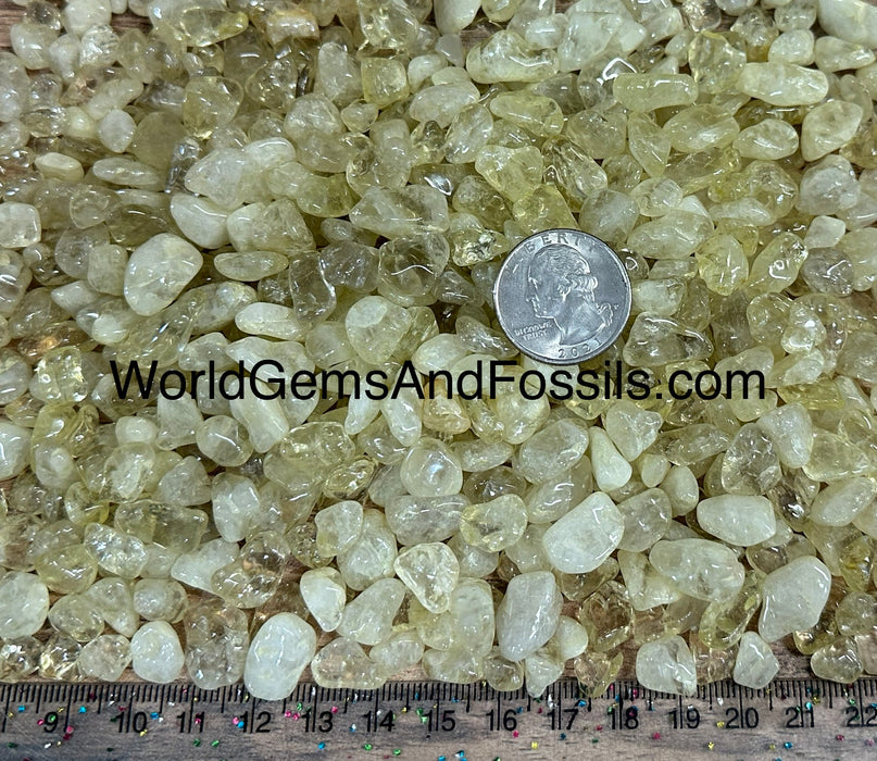 Citrine Chip Stones 7-12mm 1 lb