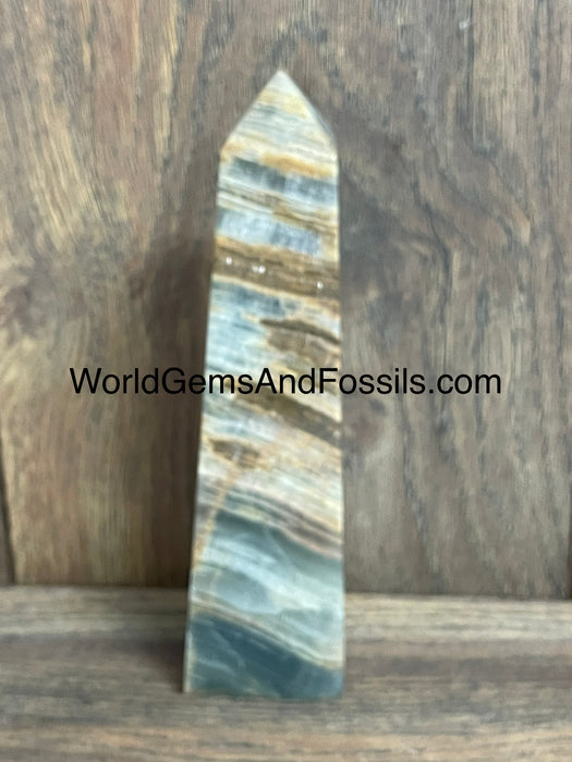 Blue Onyx Obelisk 7”  #2